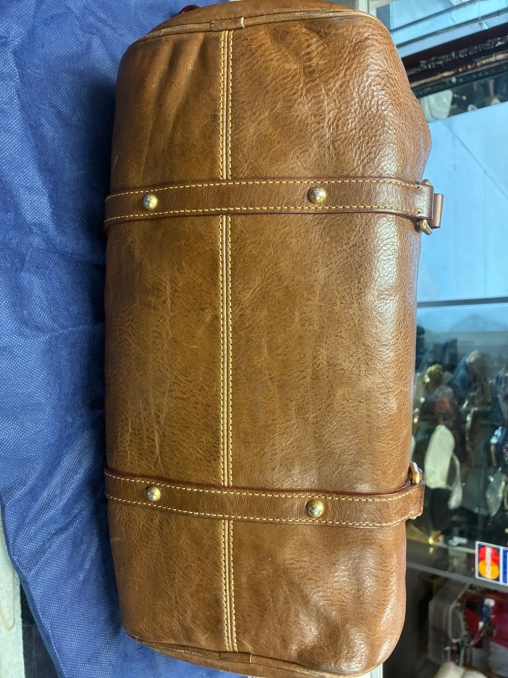 Dooney & Bourke Florentine Vachetta Large Satchel - Leather - Like New - Picture 3 of 8